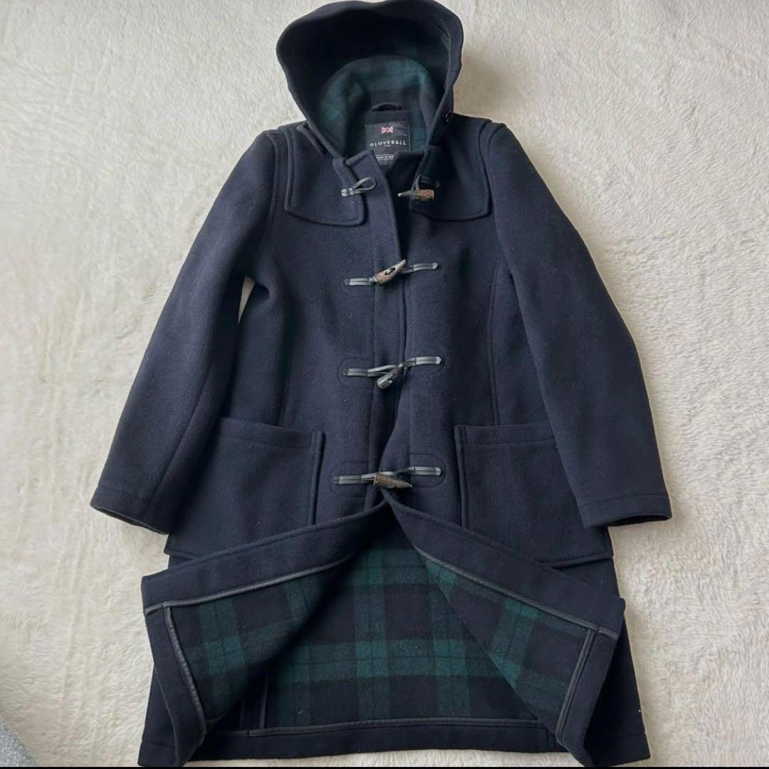 近年モデル✨グローバーオール ダッフルコート モリス チェック 定価約9万円