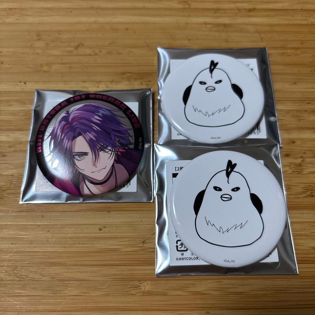 にじさんじ 2時だとか 缶バッジ 渡会雲雀 3点セット - メルカリ