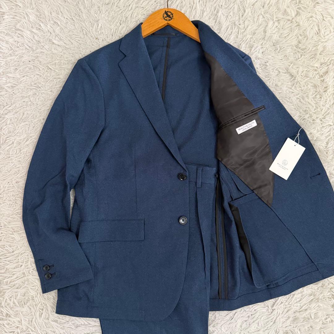 未使用✨ユナイテッドアローズ LANATEC スーツ セットアップ 伸縮 M