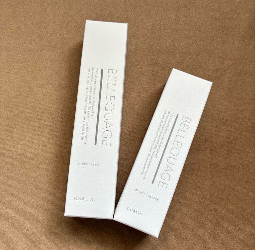 クオリア 基礎化粧品 ベルクアージュ 美容液＆クリーム