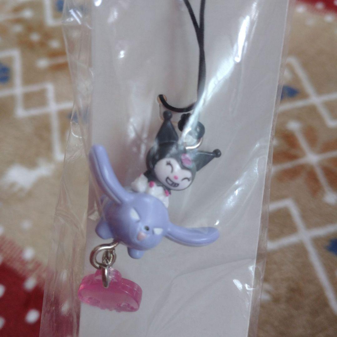 ☆未使用☆ 初期 クロミ&バク ストラップ おねがいマイメロディ