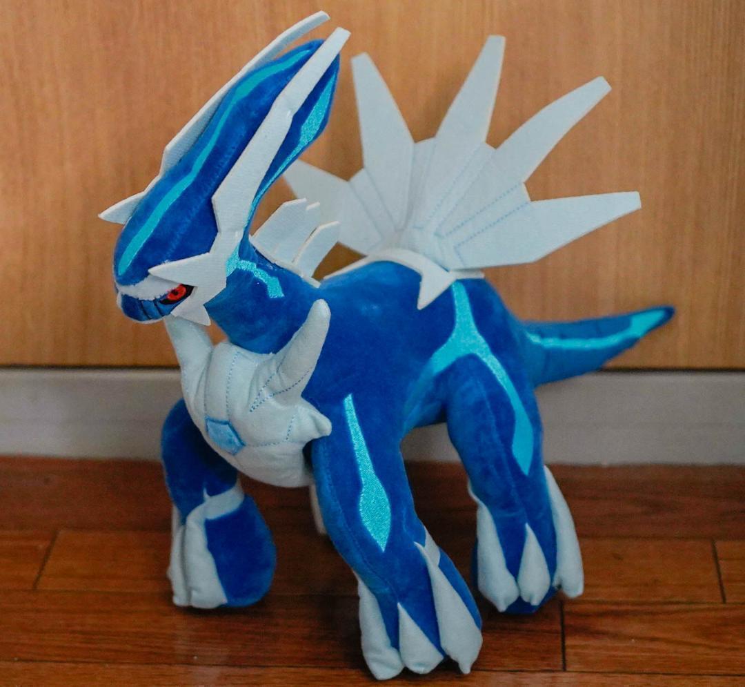 ぬいぐるみ　ディアルガ　30cm 特大　大きい　リボン袋付【残3限定】