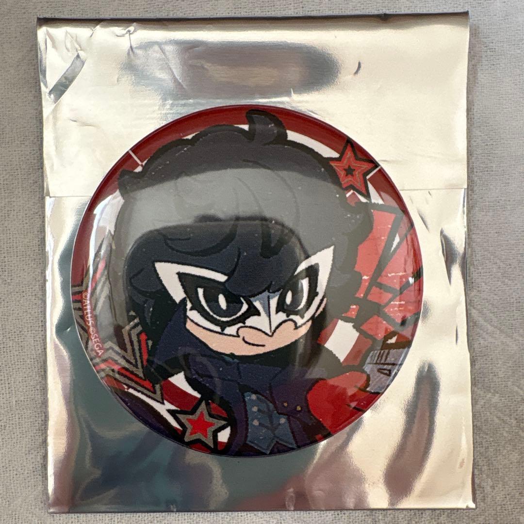 ペルソナ5 タクティカ グラフアートイラスト 缶バッジ 主人公