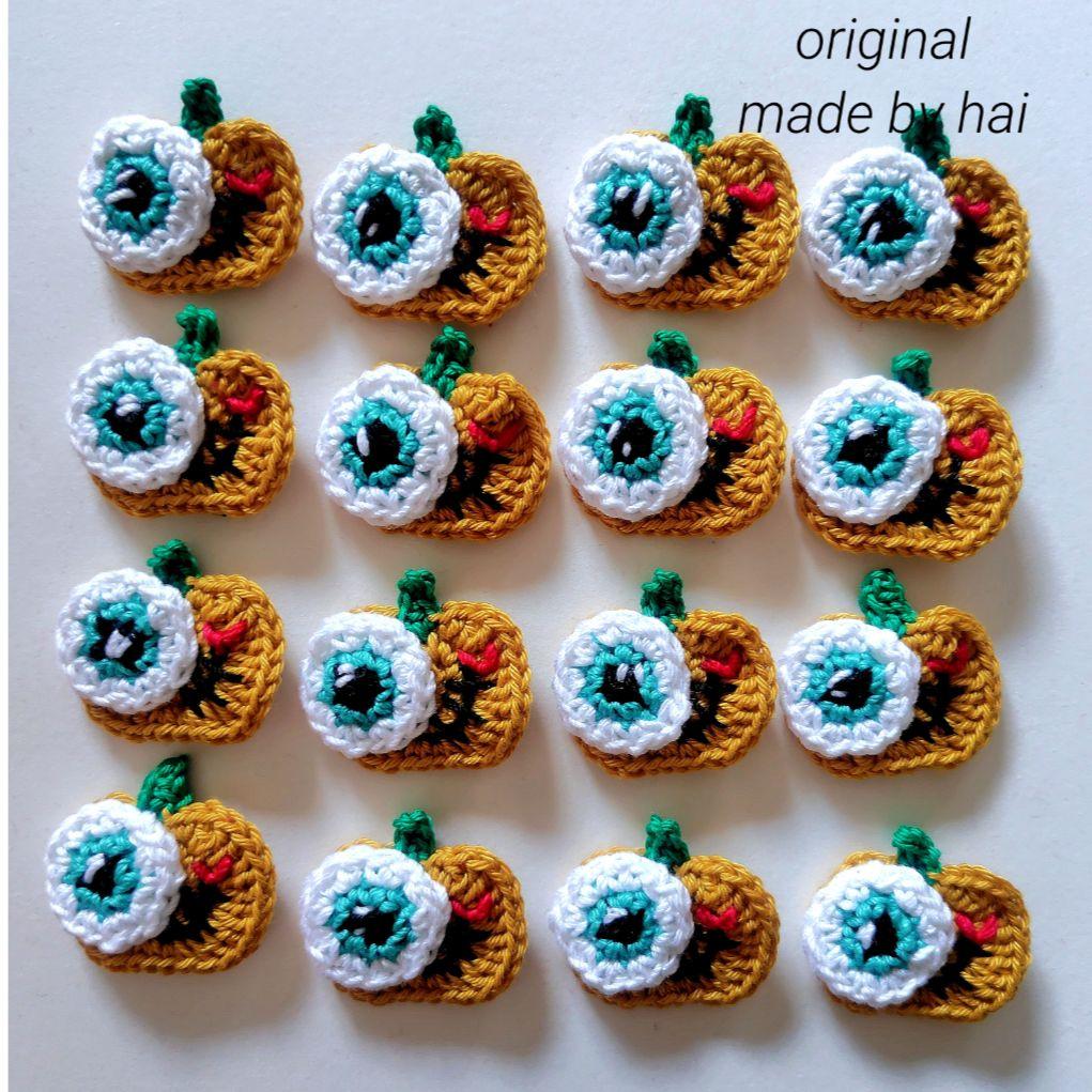 くまちゃん様■ハロウィン＊オーダー＊レース 編み モチーフ■ かぎ編み モチーフ クマ ハロウィン｜Yahoo!フリマ（旧PayPayフリマ）