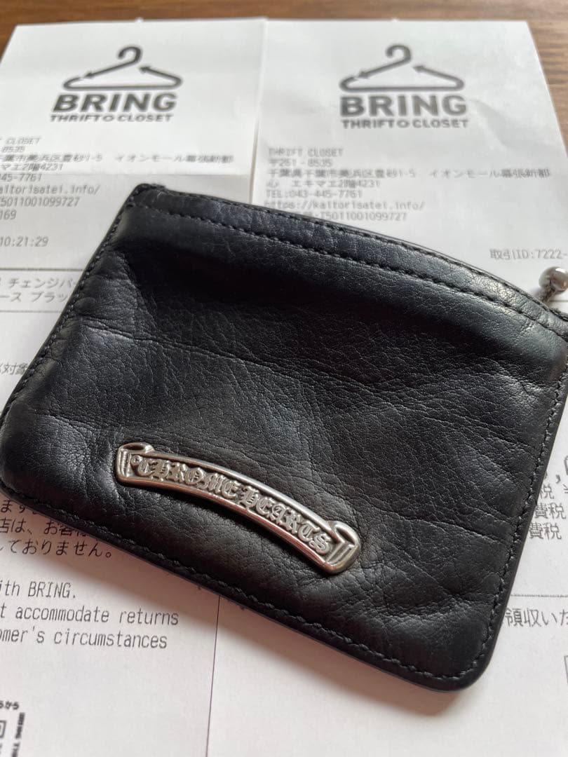 T*様 【美品】クロムハーツ　ジッパーチェンジパース　ケース　黒