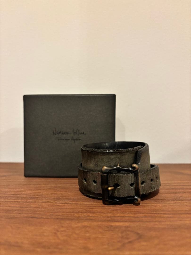 Number (N)ine レザー ブレスレット ナンバーナイン 音符