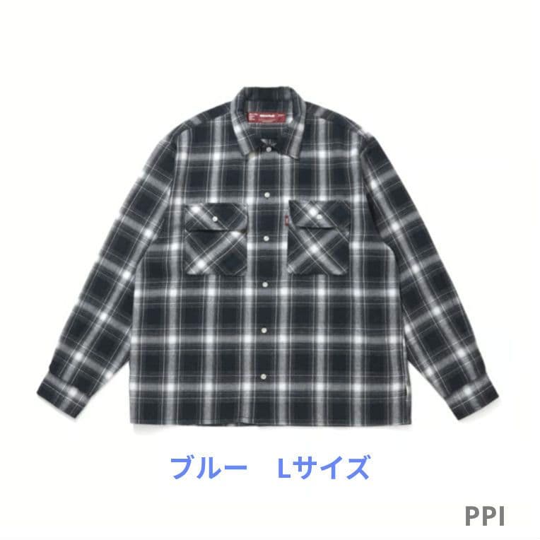 HIDEANDSEEK Ombre Check L/S Shirt キムタク - メルカリ