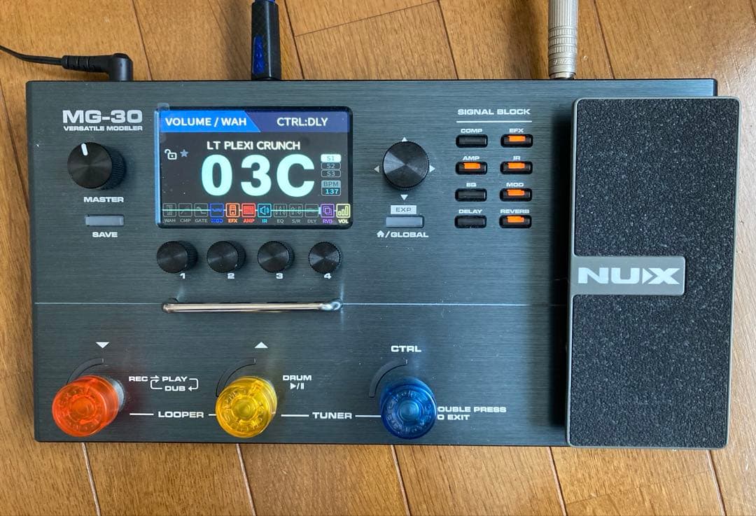 NUX MG-30マルチエフェクター