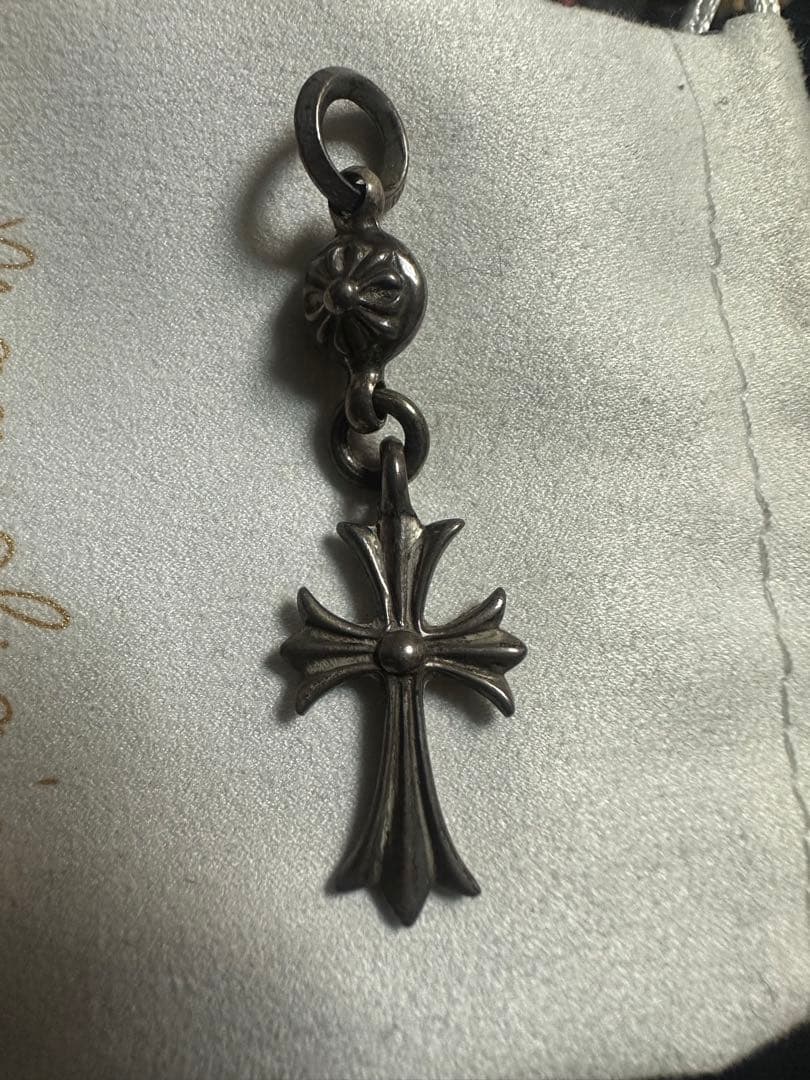 クロムハーツ　ネックレス　クロスボールトップ