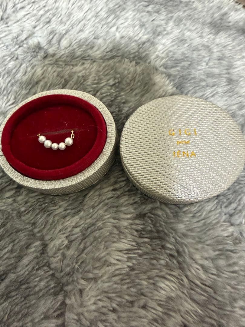 GIGI/ジジ 別注 PEARL CHAIN RING EX IENA イエナ