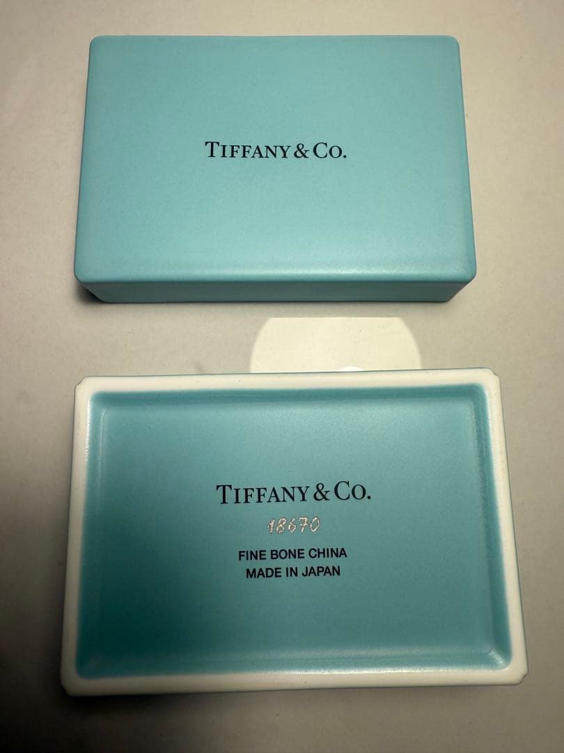 TIFFANY&Co. ティファニー ボーンチャイナ 小物入れ 陶器