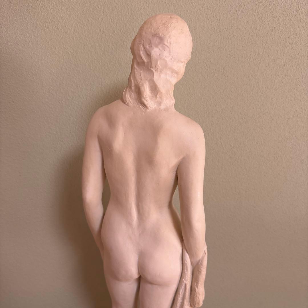 ⚠️最終値下げ⚠️さわやかな朝 山本稚彦 裸婦像 石膏 箱あり※色味は画像３枚目