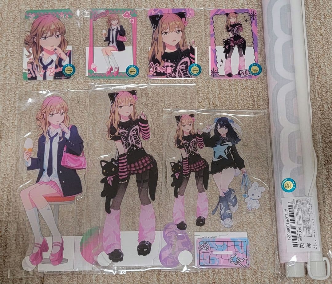 グリッドマンユニバース くじメイト 南夢芽 アクリルスタンド タペストリー