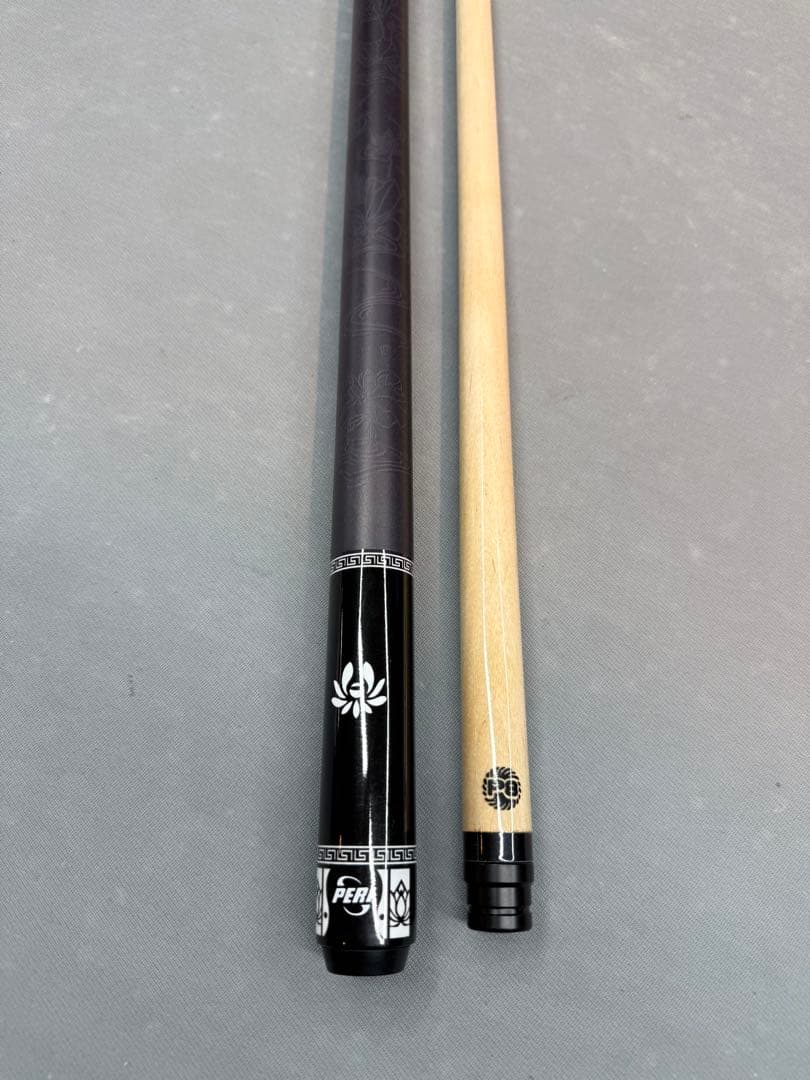 PEI ビリヤードキュー 黒・ナチュラル