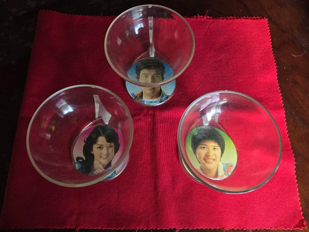 【昭和アイドル】アイスカップ14個(バラ売り可)