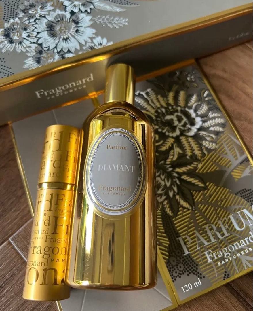 新品未使用Fragonard DIAMANT 香水 120ml アトマイザー付き