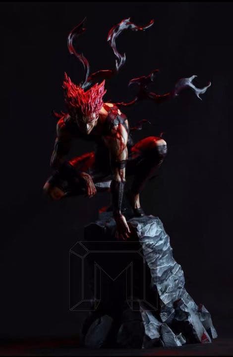 ワンパンマン ガロウ ガレージキット ガレキ スタチュー ① - メルカリ