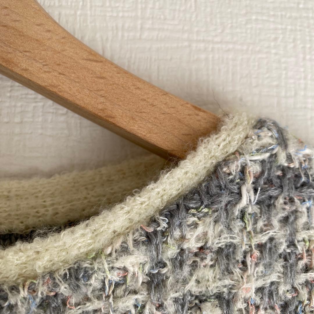 ビアズリー beardsley☆ツイード風ニット - メルカリ