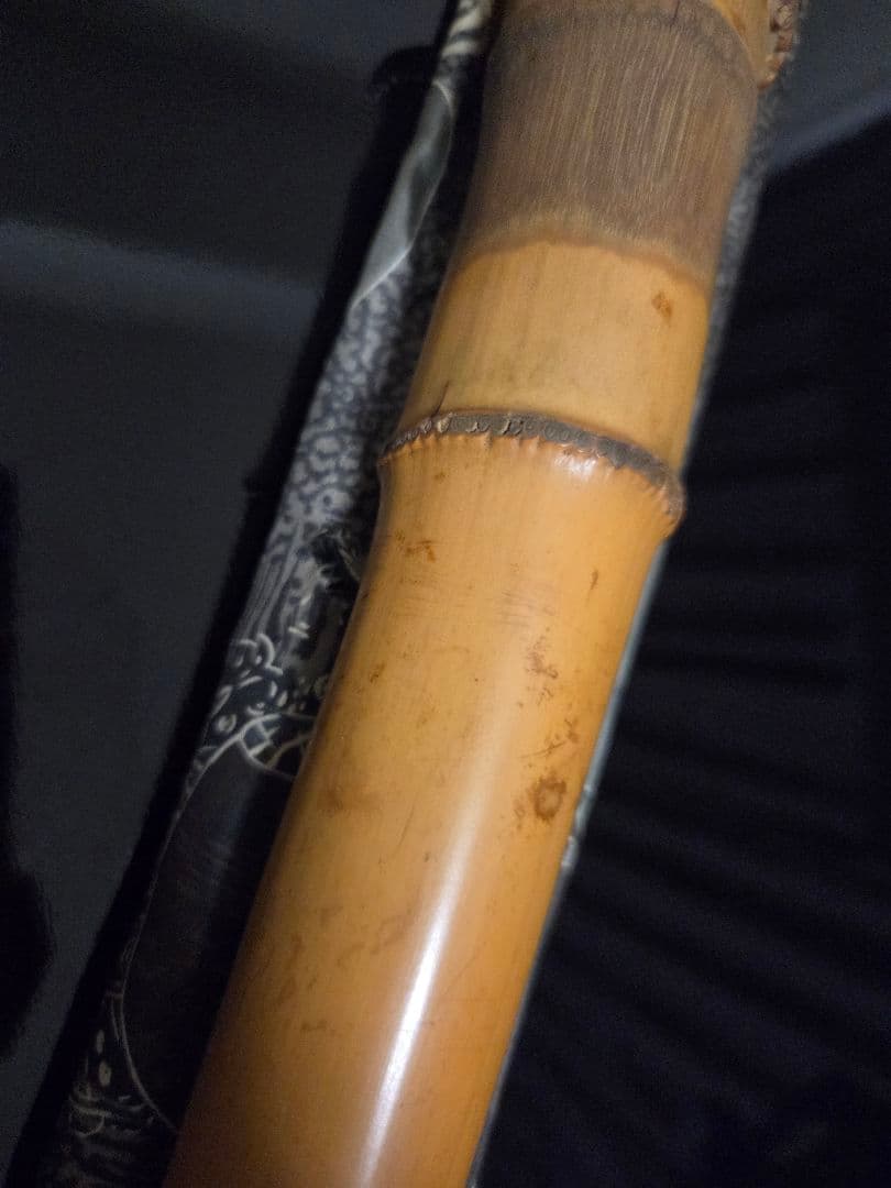 な*様 和楽器 レトロ 尺八本体 天然竹製 4穴 - メルカリ