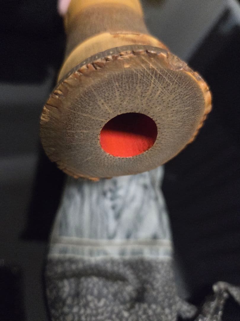 な*様 和楽器 レトロ 尺八本体 天然竹製 4穴 - メルカリ