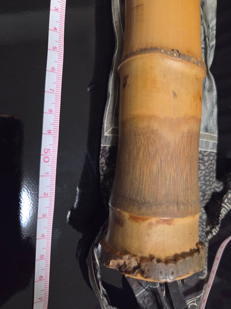 な*様 和楽器 レトロ 尺八本体 天然竹製 4穴 - メルカリ