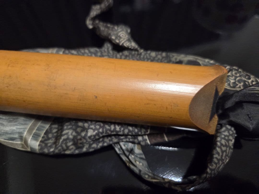 な*様 和楽器 レトロ 尺八本体 天然竹製 4穴 - メルカリ