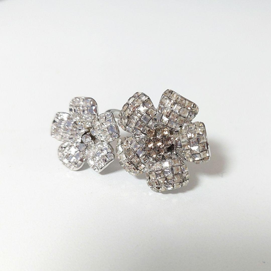 フォクシー　ツインリング　Twin Ring　お花シリング フラワーリング