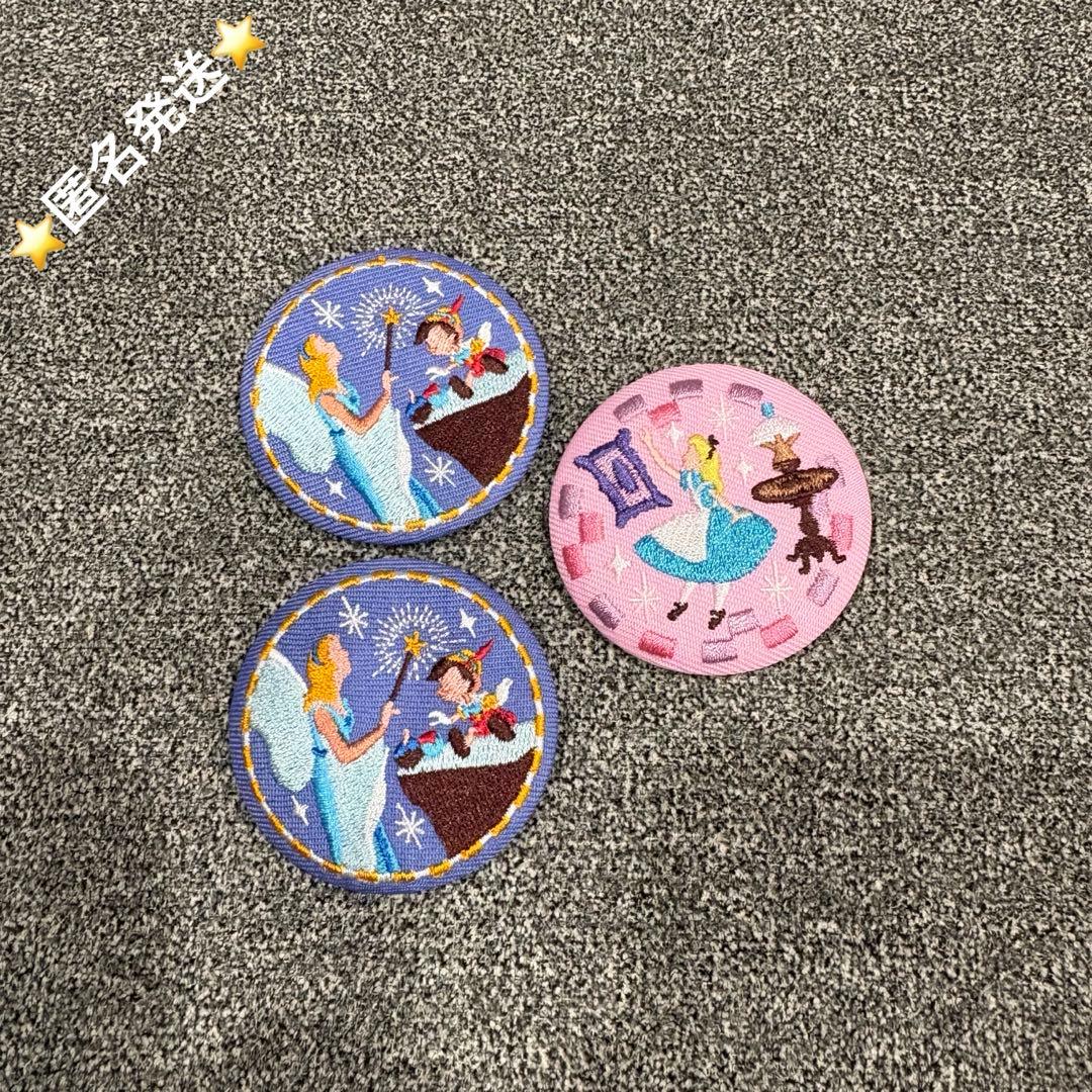 ディズニー 刺繍缶バッジ - メルカリ