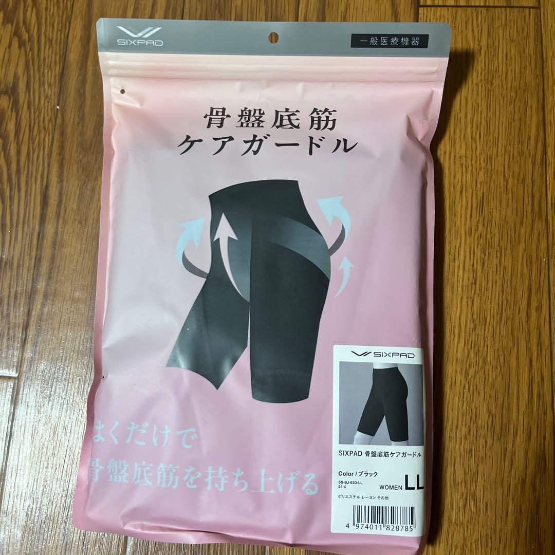 SIXPAD 骨盤底筋ケアガードル ブラック LL SIXPAD】はくだけで支える！骨盤底筋ケアガードルで、女性としての魅力