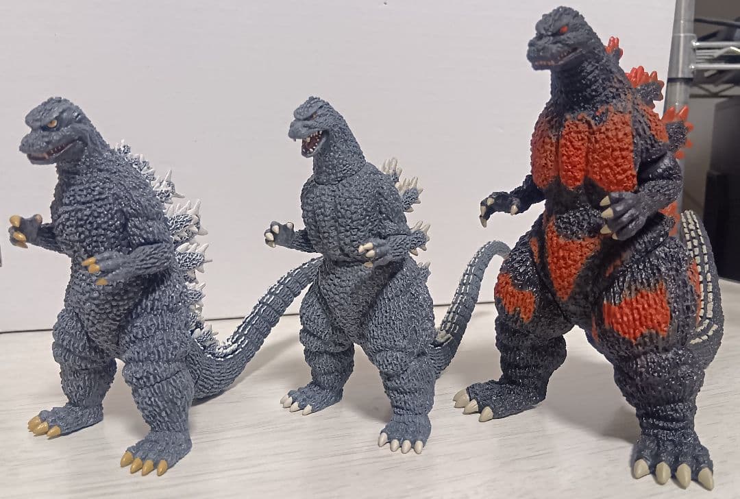[開封品] 東宝怪獣コレクション ゴジラ(84)(89)(95) 三種セット