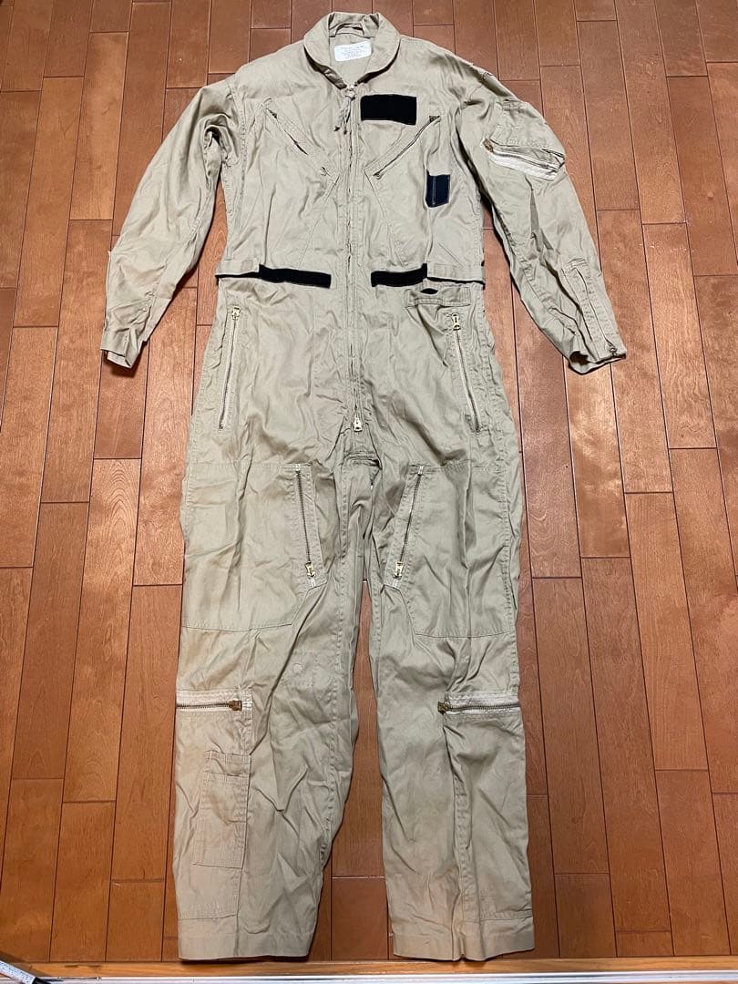 中田商店　米軍ベージュミリタリーつなぎ　カバーオール　フライトスーツ