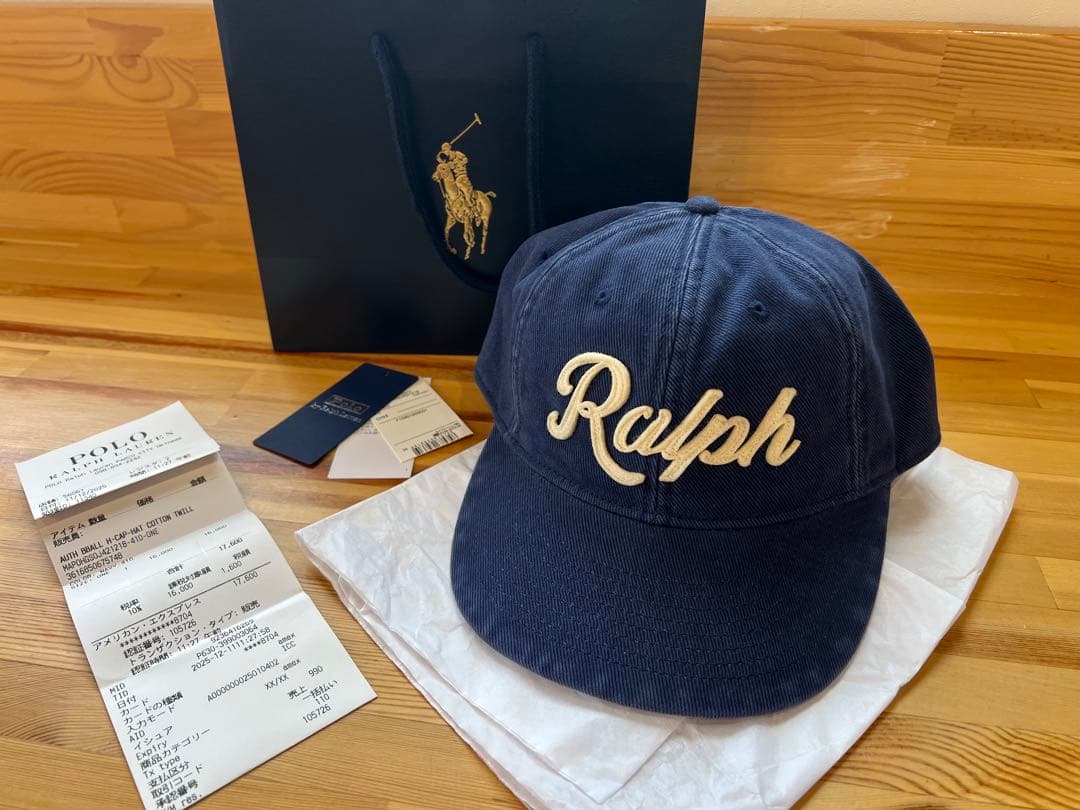 POLO Ralph Lauren キャップ　ネイビー