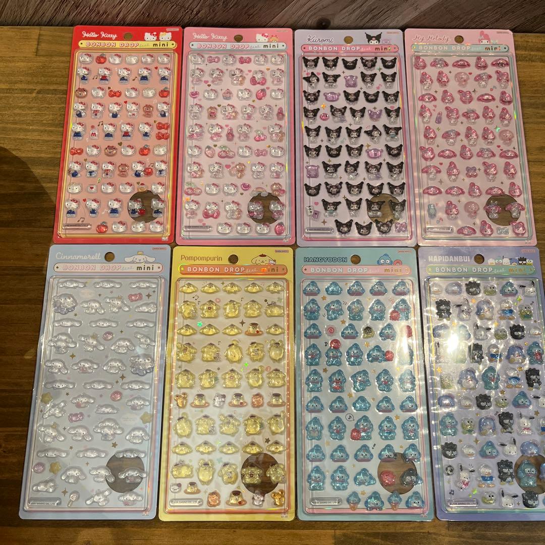 【国内正規品】サンリオ ボンボンドロップシールmini 全種類
