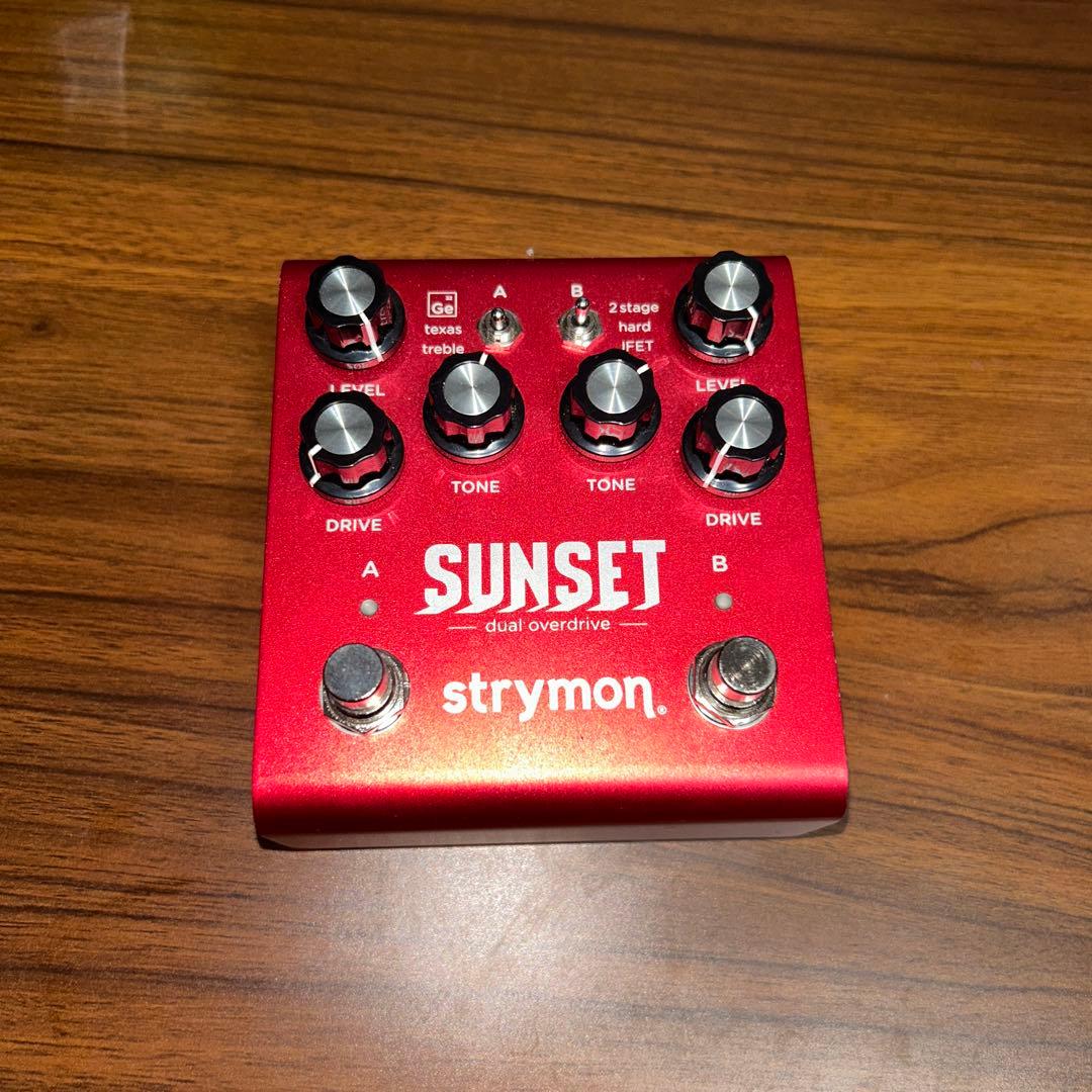 Strymon SUNSET dual overdrive レッド