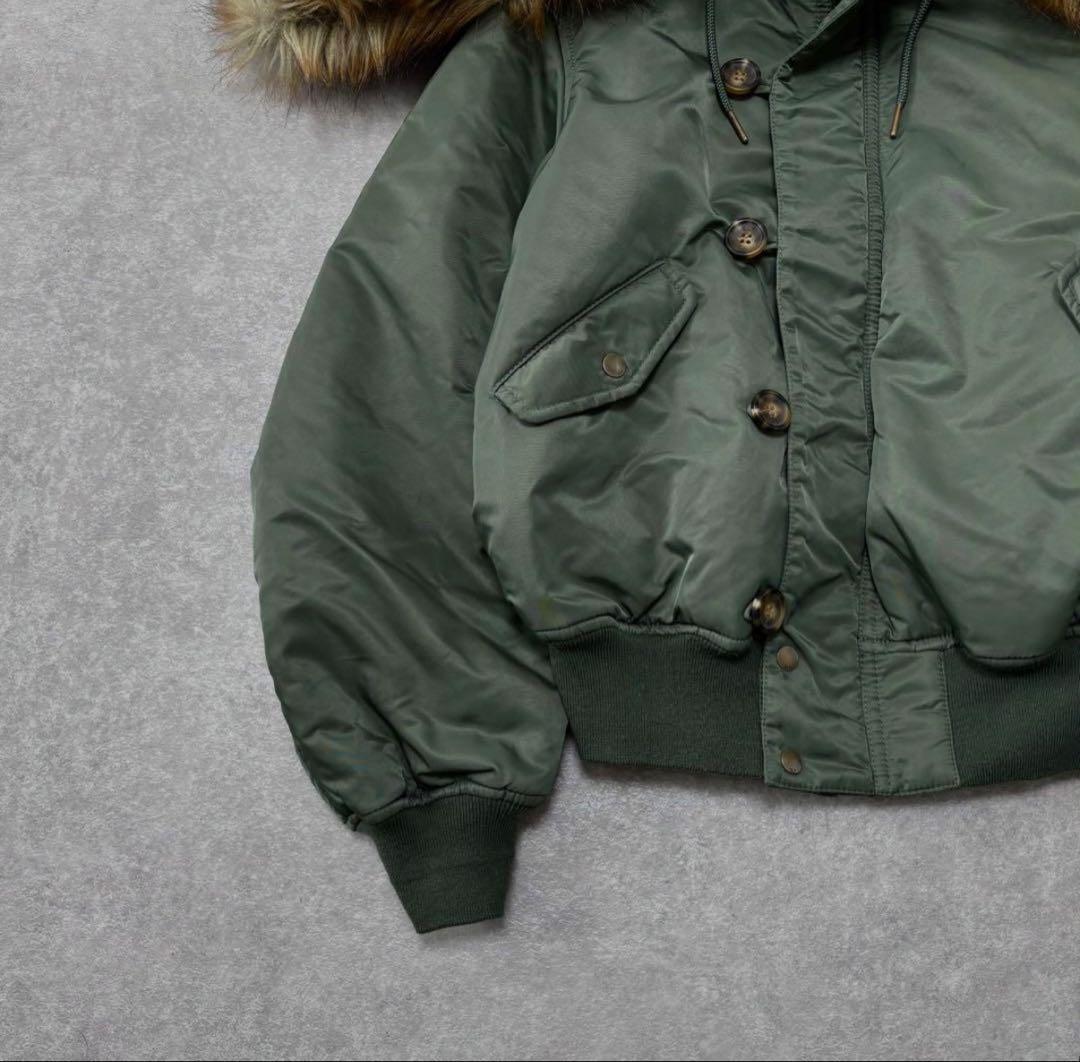 SLY ミリタリー フライトジャケットブルゾン アウター N-2Bフード