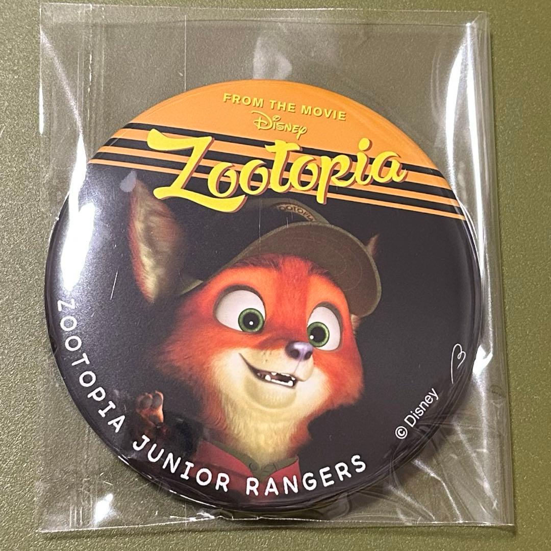 ディズニー ズートピア ニック 幼少期 スタンド付き缶バッジ 100mm