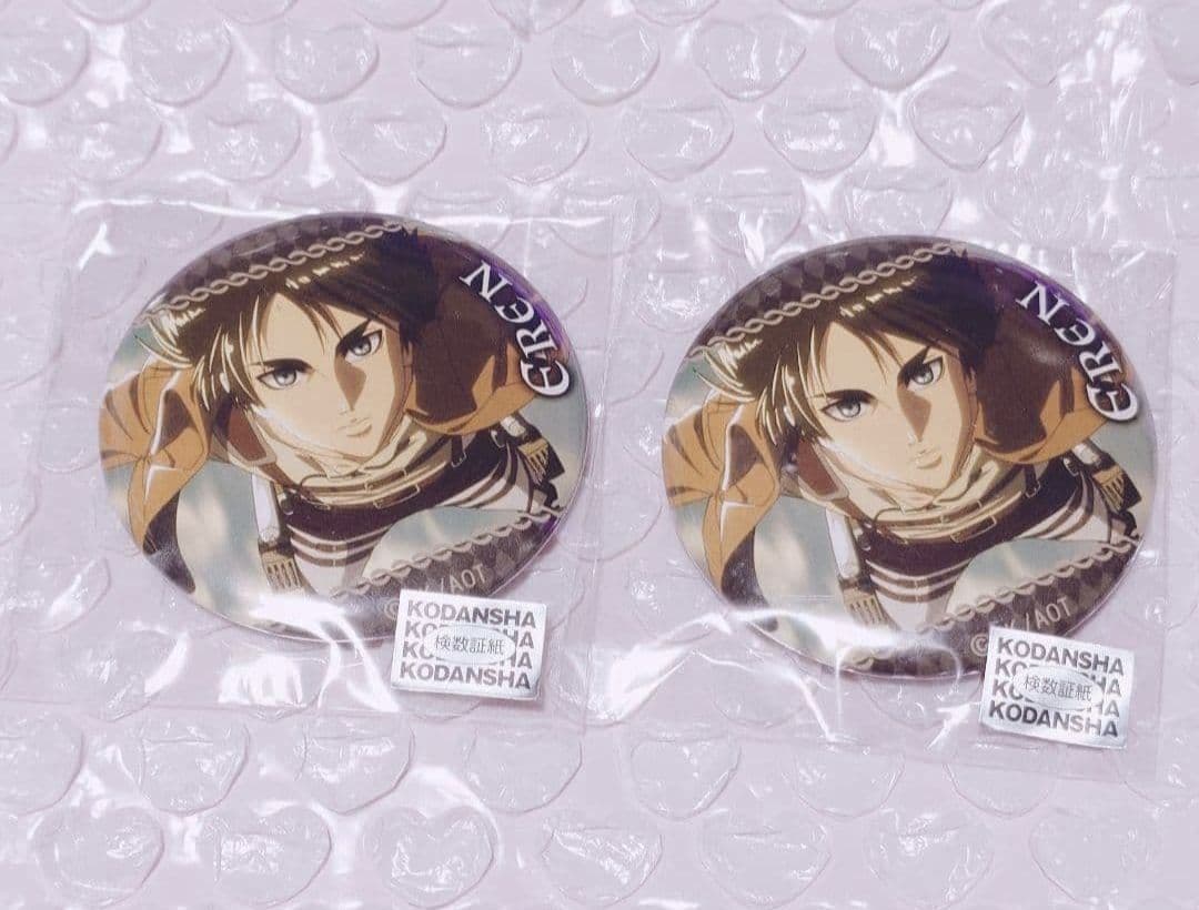 進撃の巨人 エレン イベント限定 缶バッジ