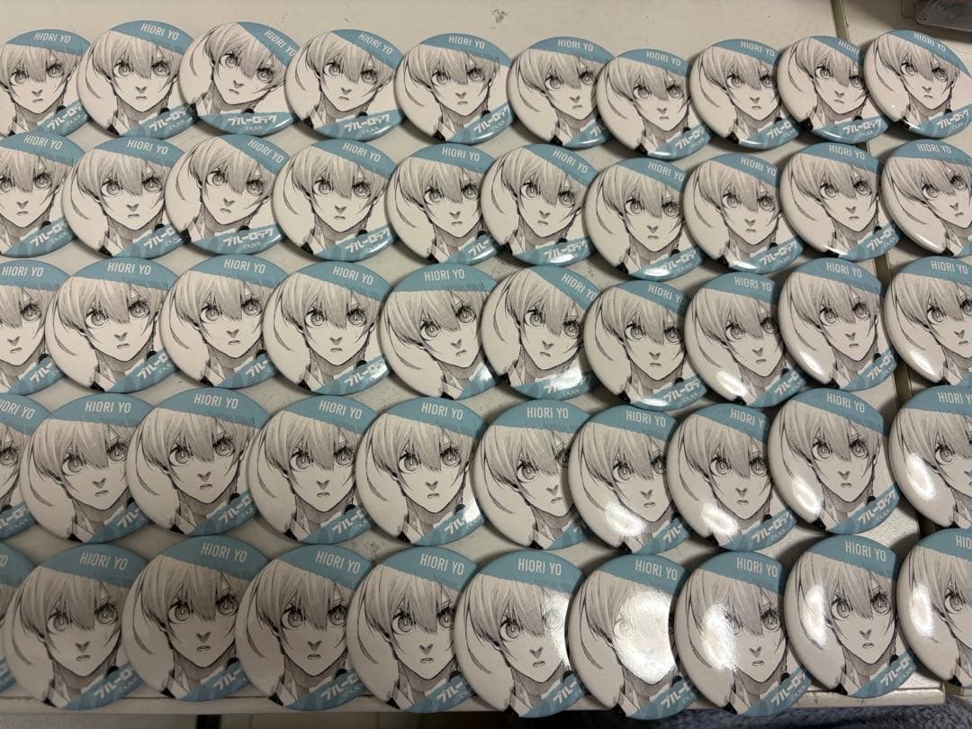 ブルーロック 伊勢丹 氷織羊 缶バッジ 50個セット ブルーロック2期 推しキャラバッジコレクション／氷織 羊: キャラ