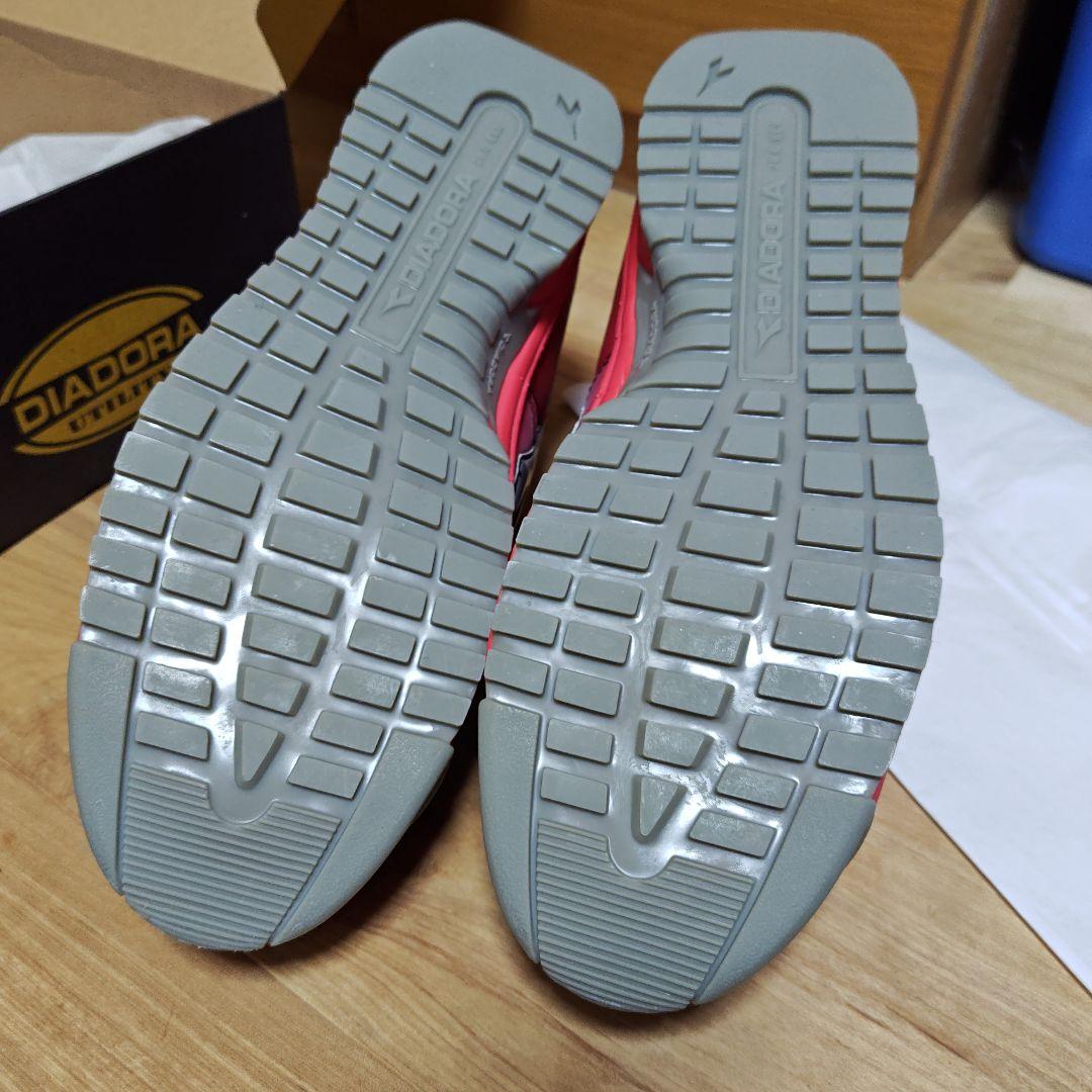 DIADORA BOAシステム安全靴 赤 26.0EEE