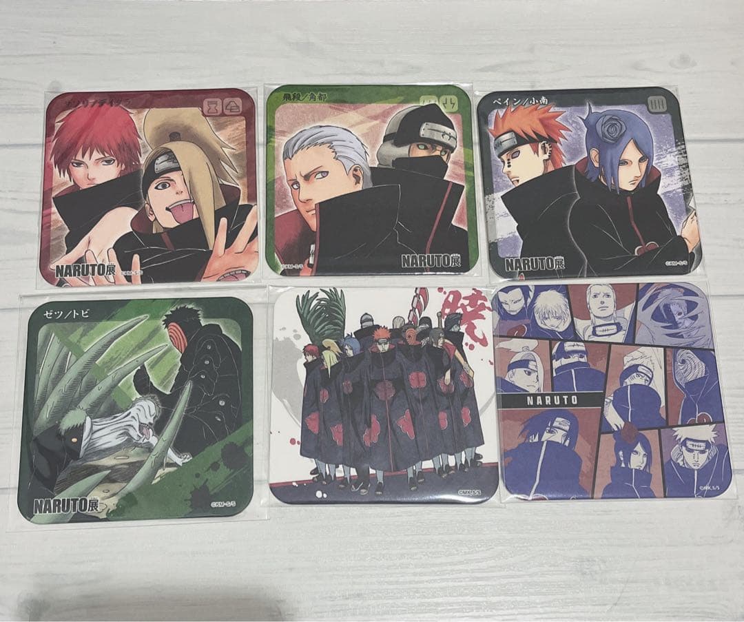 NARUTO展 暁 コースター アートコースター NARUTO展 ナルト アートコースター コンプリートセット - メルカリ