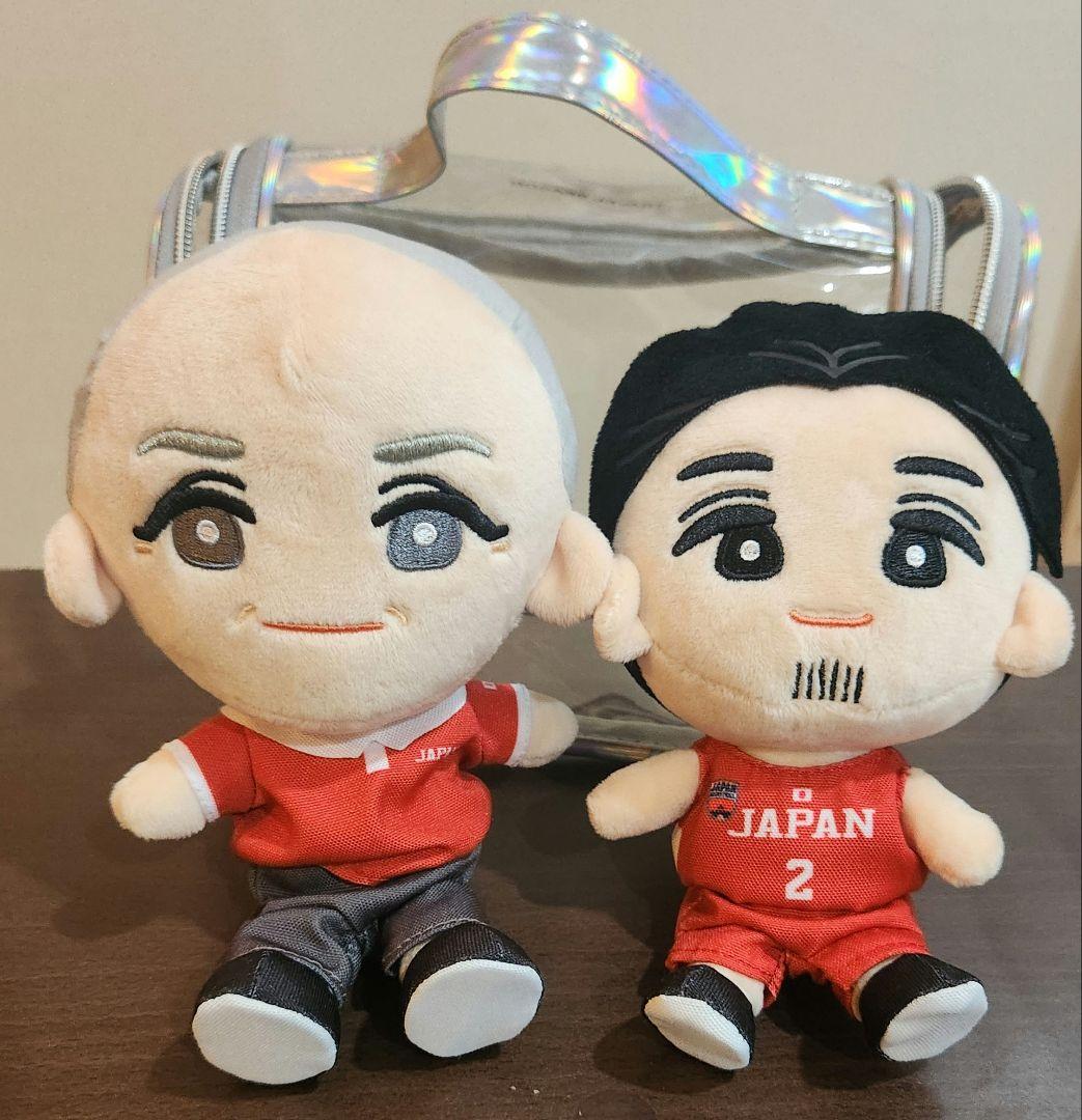 AKATSUKI JAPAN　日本代表　トムホーバス·富樫勇樹　応援ぬいぐるみ