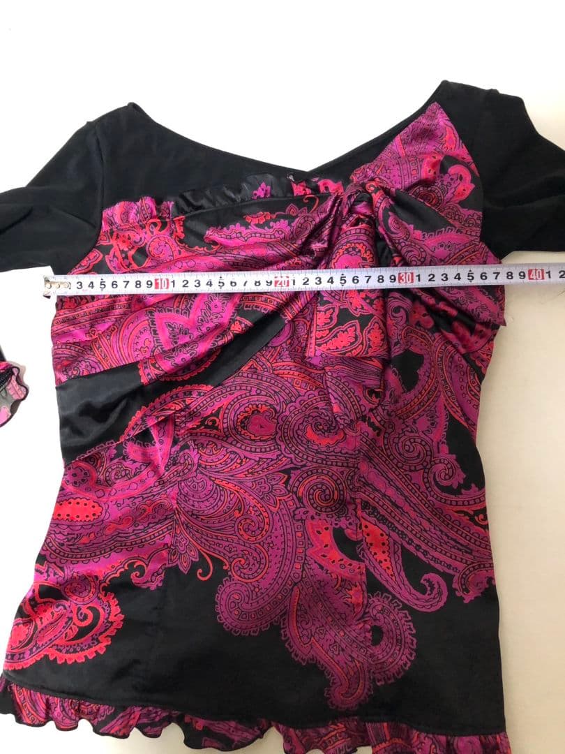 社交ダンス練習着レッスン着パーティ。ロイヤルダンスチャコットサテン