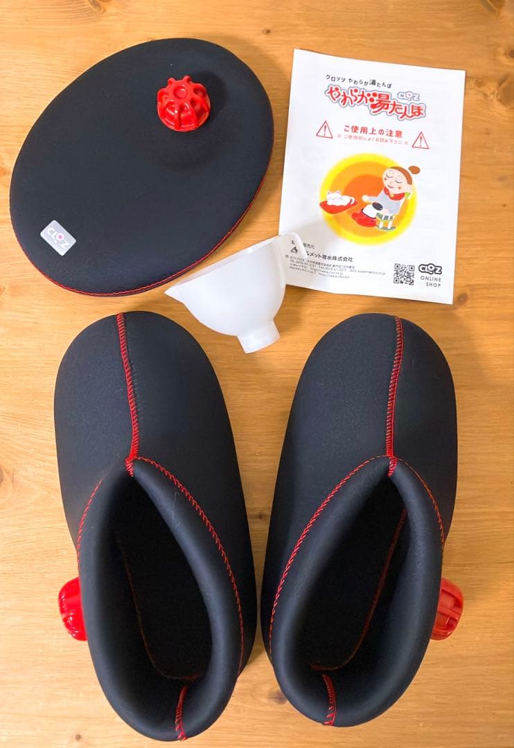 CLOZ クロッツ やわらか湯たんぽ　たまご型&足用