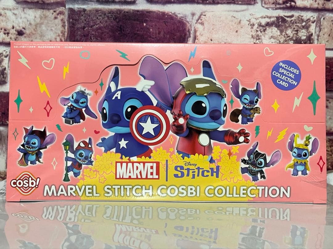 cosbi MARVEL×STITCH BOX 未開封 シュリンク付 公式正規品 cosbi MARVEL×STITCH BOX 未開封 - メルカリ