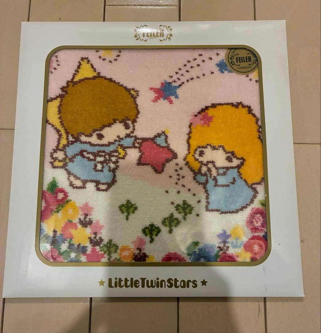 FEILER キキララ　ハンカチ　コラボ　フェイラー　タオル　サンリオ　箱付き