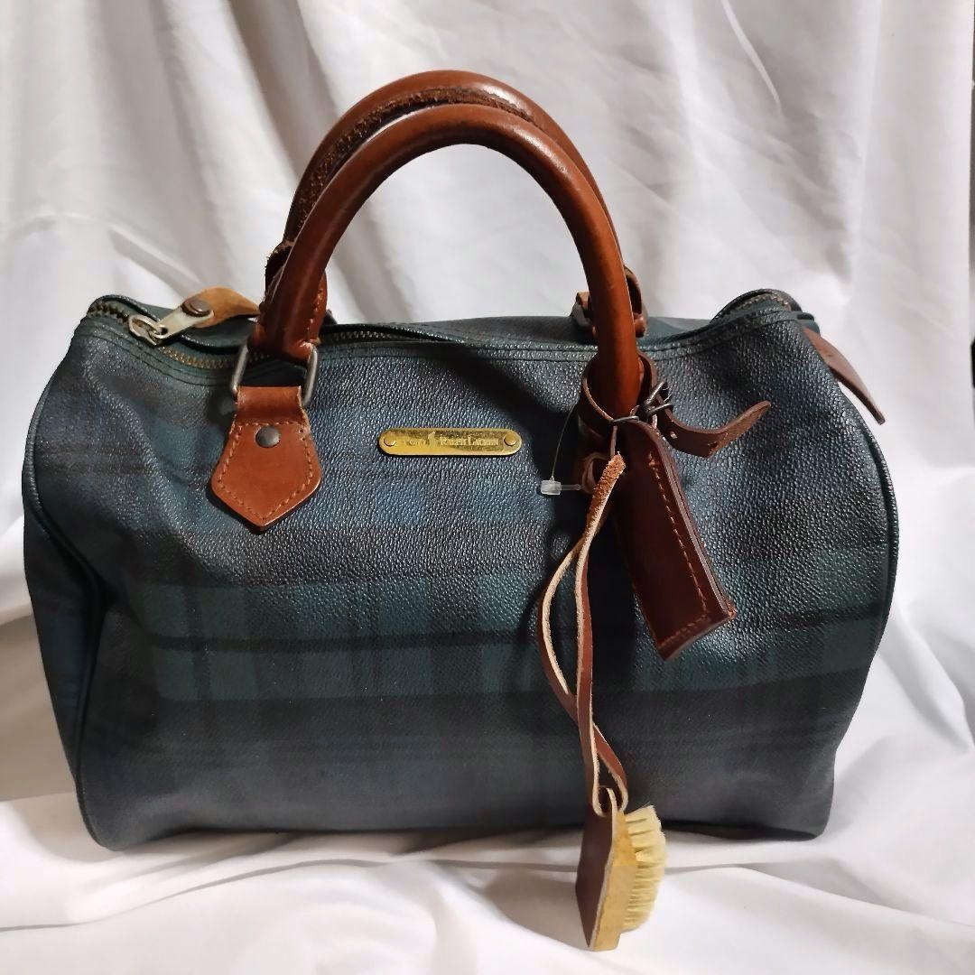 ラルフローレン　チェック柄ボストンバッグ　ハンドバッグ　RALPH LAUREN POLO RALPH LAUREN - ポロラルフローレン POLO RALPH LAUREN バッグ