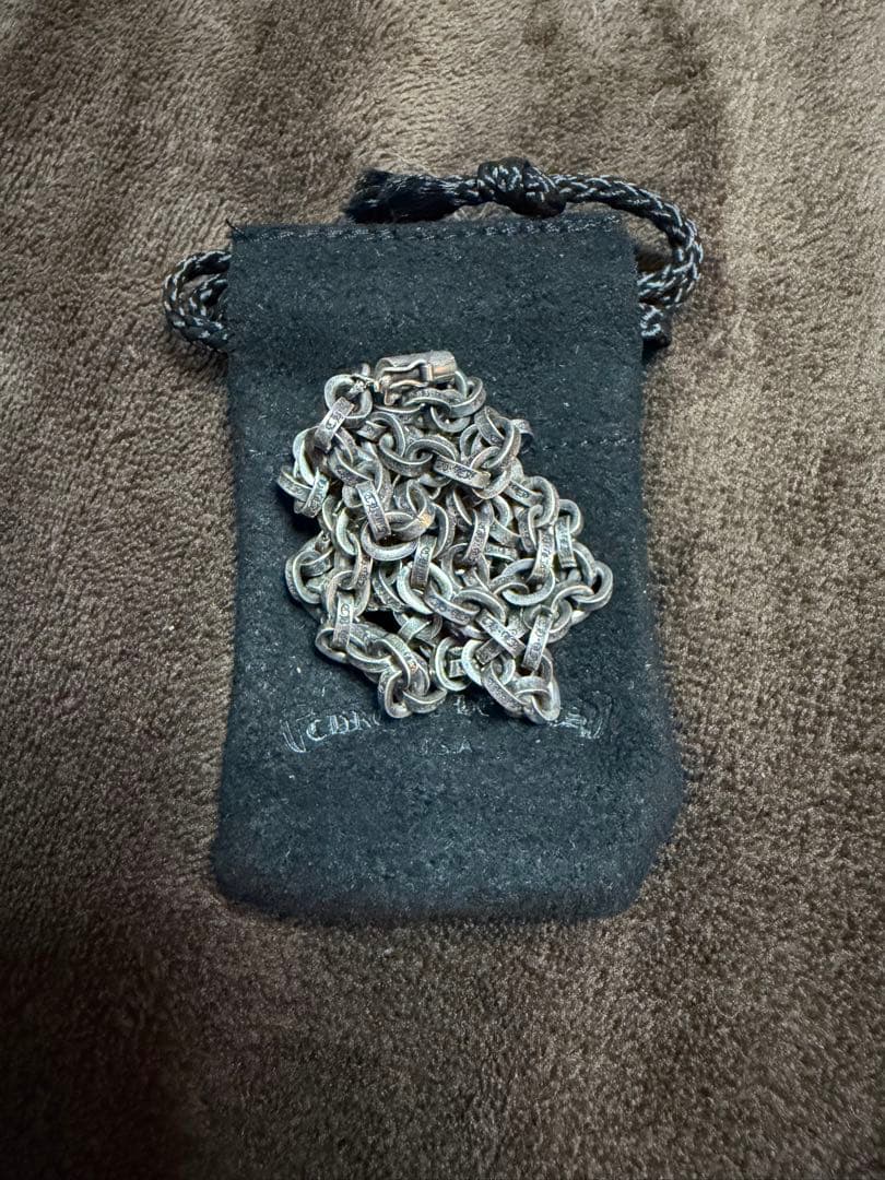 クロムハーツ 24インチペーパーチェーン クロムハーツラージペーパーチェーンネックレス24インチ（約61cm