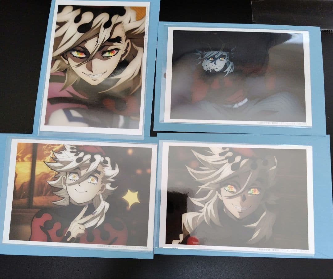 鬼滅の刃　ブロマイドくじ　童磨　　上弦の鬼　上弦集結　刀鍛冶の里編