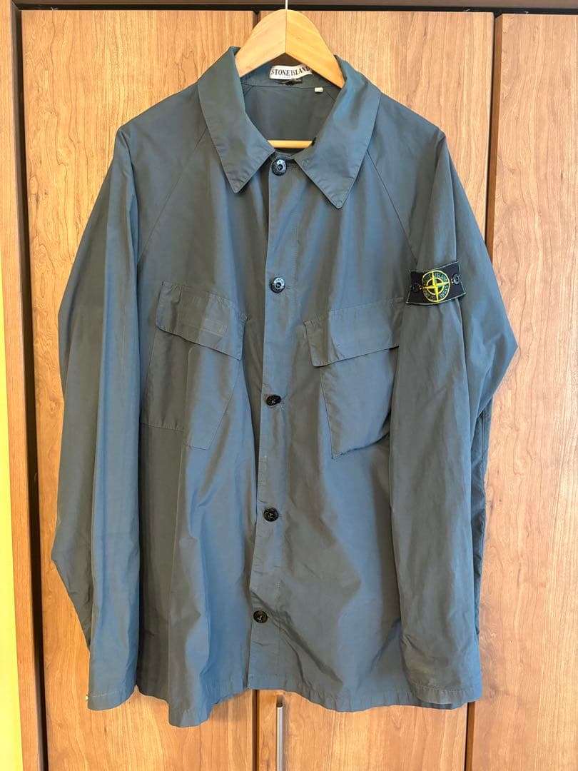 Stone  ナイロンジャケット グリーングレー