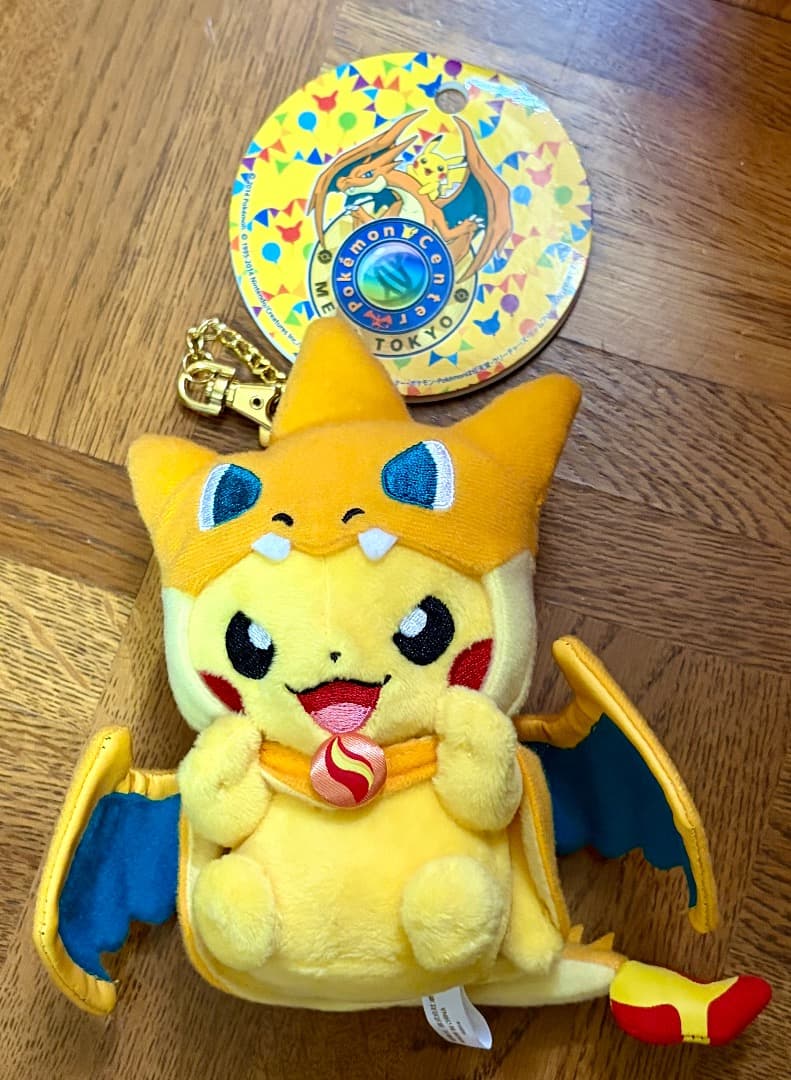 タグ付き未使用！ マスコット ポケモンセンターメガトウキョーのピカチュウ